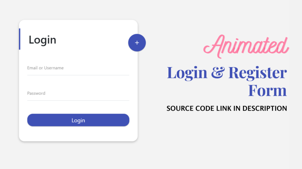 Bootstrap 5 Login and Register Form