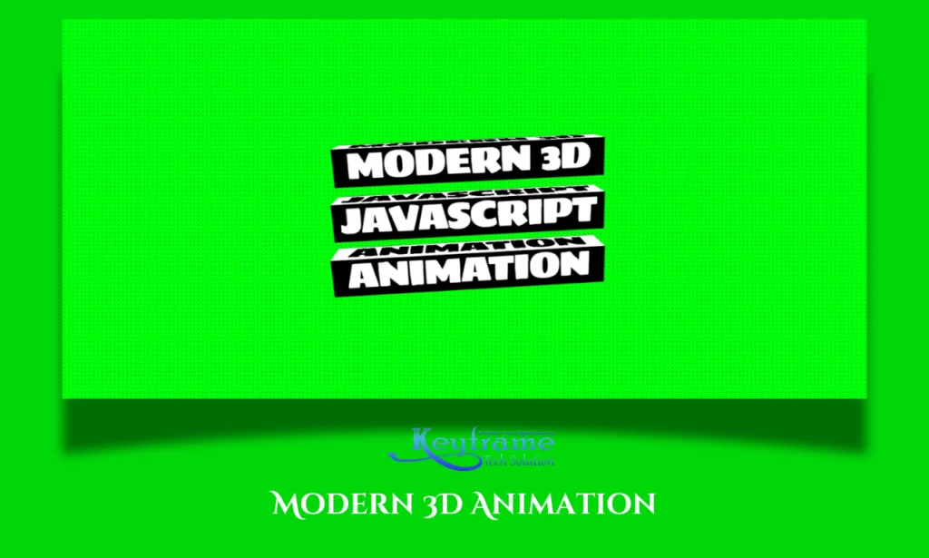 Modern 3D Animation using HTML CSS and JavaScript 11 Modern 3D Animation