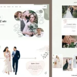 wedding planner website template html