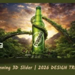 3D Slider Website Design 2026