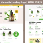 CBD Landing Page HTML CSS JavaScript