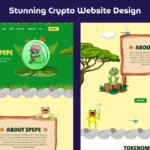 crypto website ui design html css