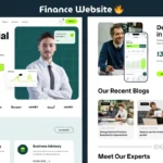 Finance Website Using HTML CSS JavaScript