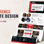 event conference website template