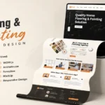 Flooring & Painting Website Design Using HTML CSS JavaScript and Bootstrap 5