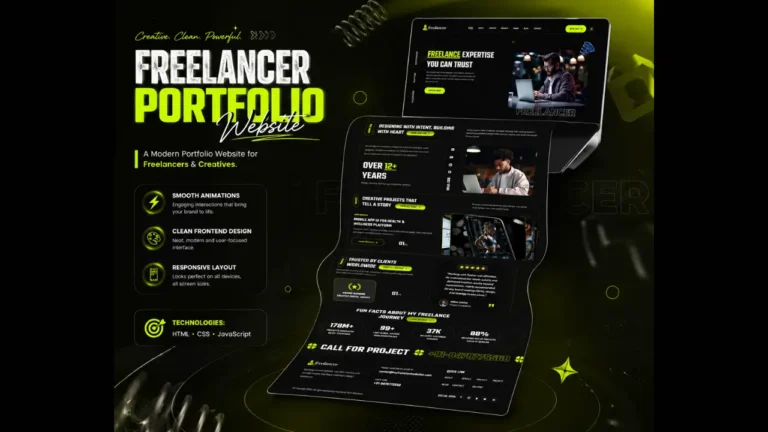 freelancer portfolio website