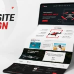drone website template