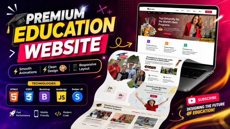 Online Courses Website Templates