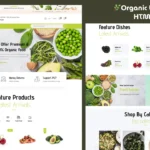 organic food store website html css project