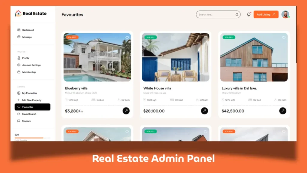 Real Estate Dashboard