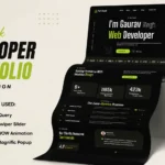 full stack developer portfolio website design