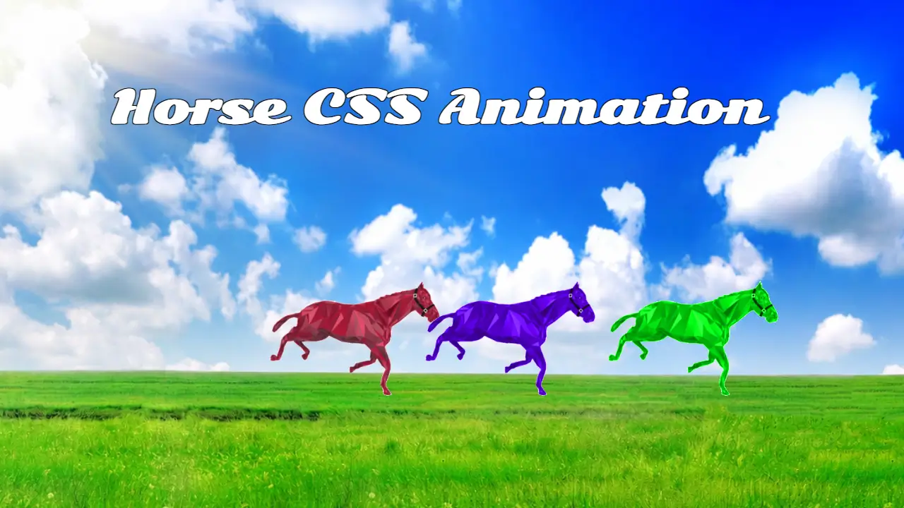 Horse CSS Animation Source Code