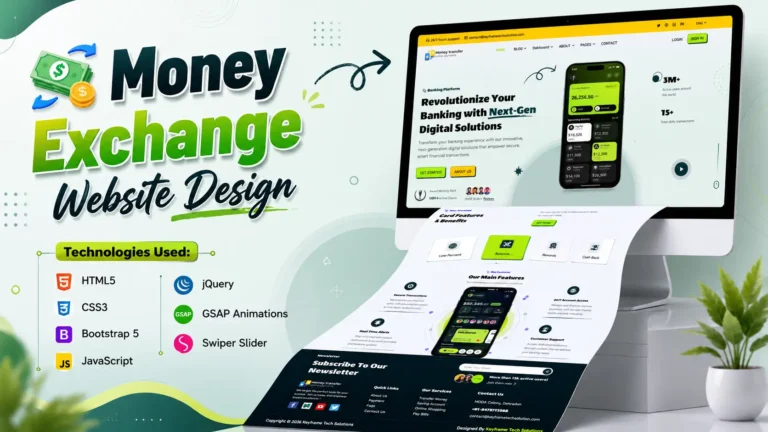 Privacy Policy 3 Modern Money Exchange Website Design in HTML CSS JavaScript