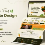 organic food business website design
