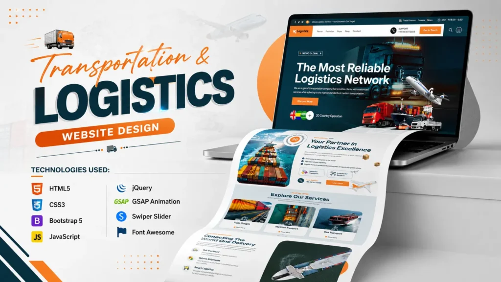 Transportation & Logistics Website Design