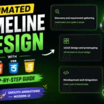 Animated Timeline Website Design
