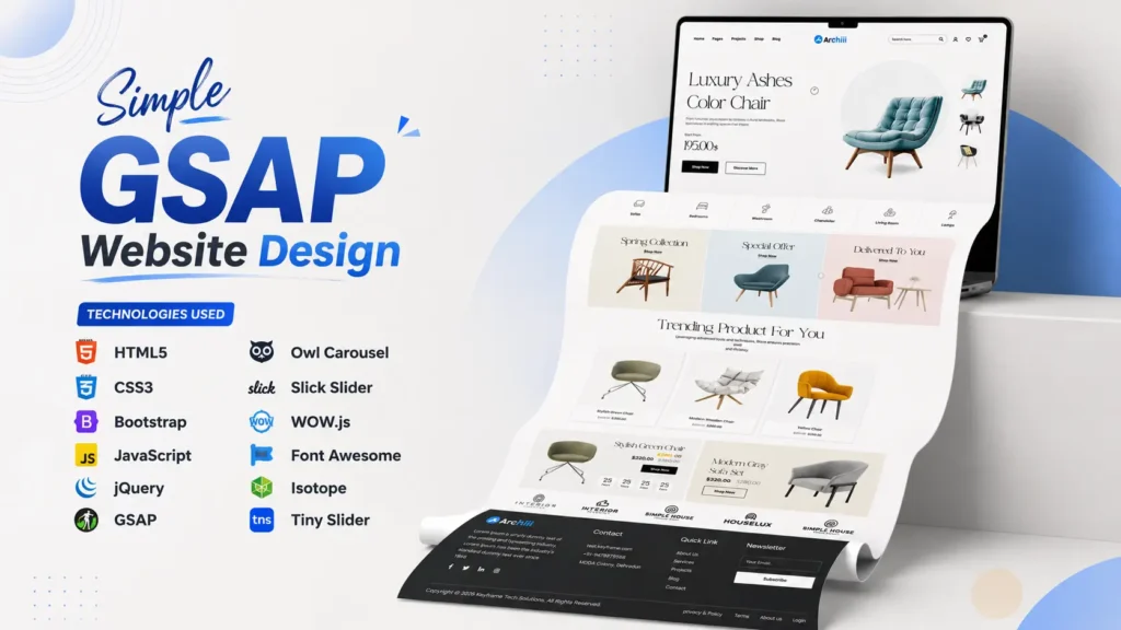 Architecture Construction Website Template – Modern HTML CSS Bootstrap Source Code 2 Architecture Construction Website Template