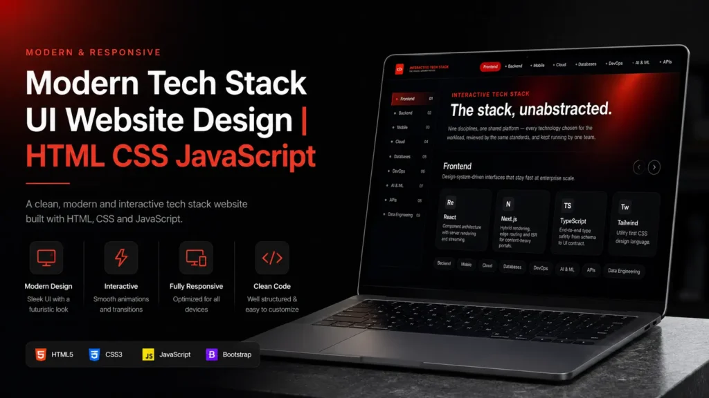 Tech Stack UI Design