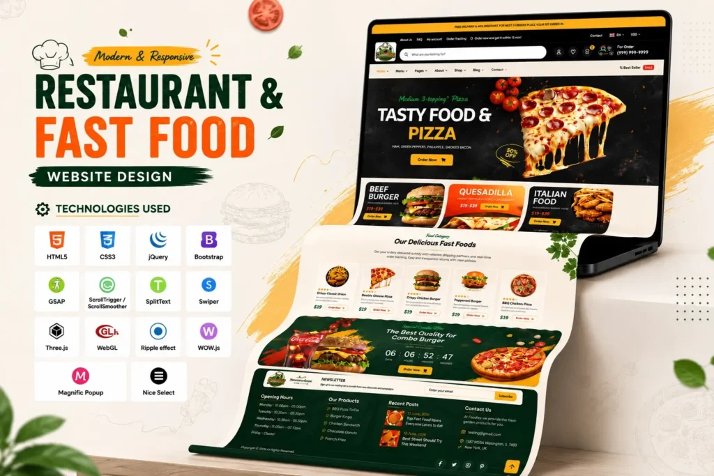Restaurant Website Design